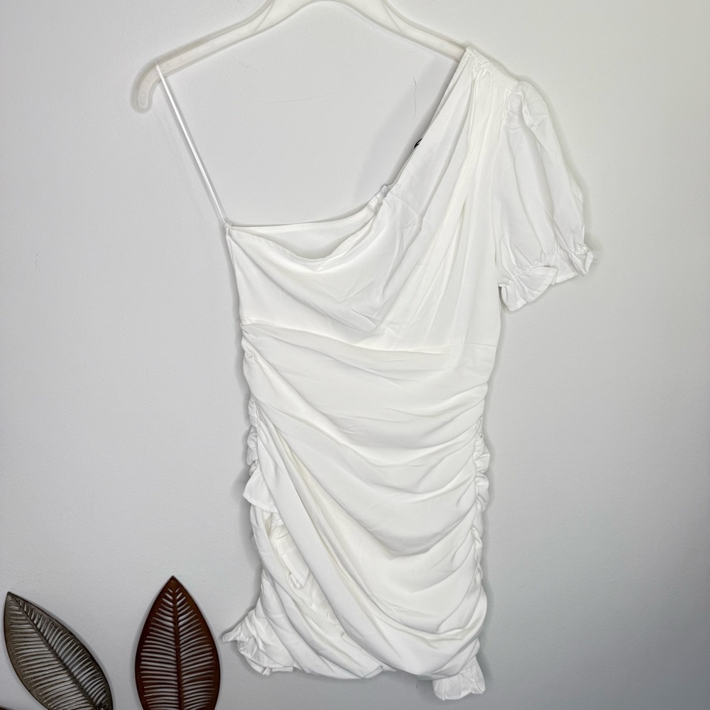 C15 Hello Molly Not Fair On Me White Dress Medium NWT - Picture 4 of 8